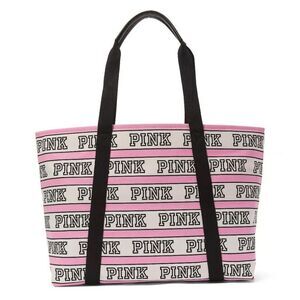 Pink Branded Tote Bag